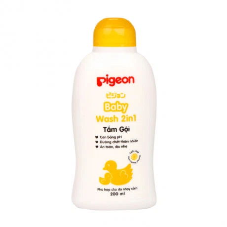 Sữa tắm gội 2 trong 1 chiết xuất hoa hướng dương Pigeon (200ml)