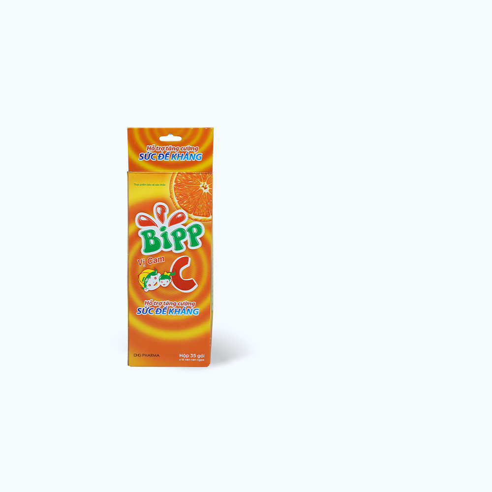Kẹo ngậm Bipp C bổ sung vitamin C (Hộp 35 gói)
