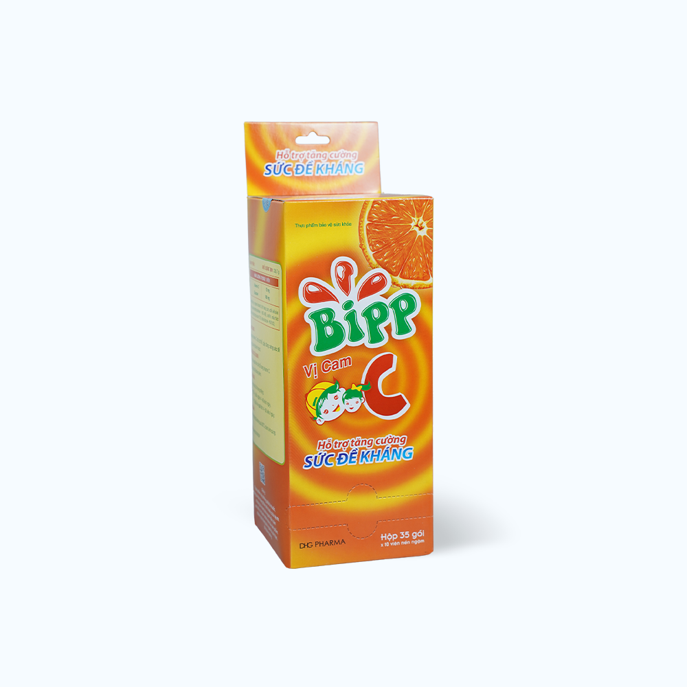 Kẹo ngậm Bipp C bổ sung vitamin C (Hộp 35 gói)