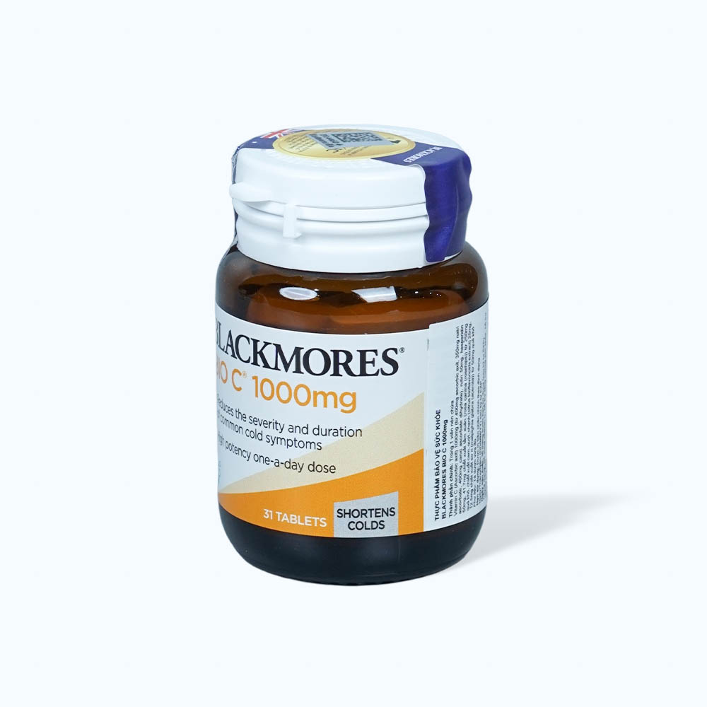 Viên uống Blackmores Bio C 1000mg bổ sung vitamin C cho cơ thể (Hộp 31 viên)