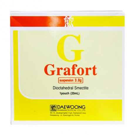 Hỗn dịch uống Grafort 3g điều trị rối loạn tiêu hóa, ăn không tiêu, tiêu chảy (20 gói x 20ml)