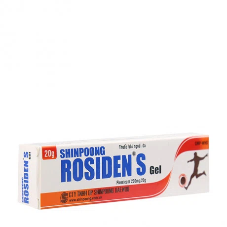 Gel Rosiden S 200mg điều trị đau, viêm và cứng khớp (tuýp 20g)