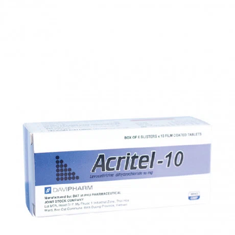 Acritel 10g (Hộp 6 vỉ x 10 viên)