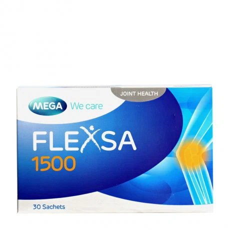 Bột pha uống Flexsa 1500 giảm triệu chứng viêm khớp gối nhẹ và trung bình (30 gói x 3,7g)