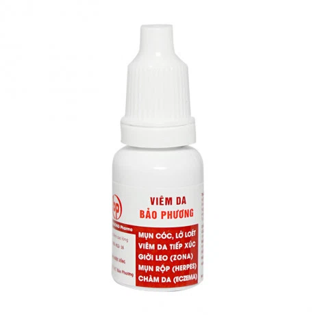 Cao lỏng Viêm da bảo phương trị viêm da, mụn cóc, giời leo (chai 80ml)