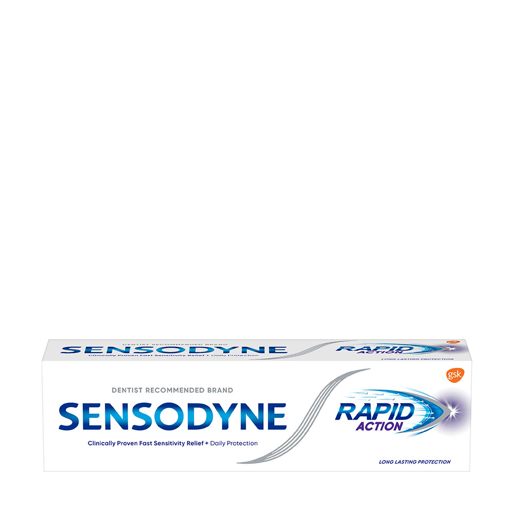 Kem Đánh Răng SENSODYNE Rapid Action Giúp Giảm Ê Buốt Nhanh (Tuýp 100g)