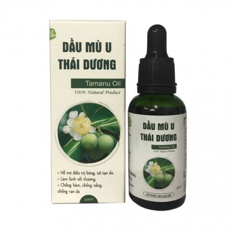 Dầu mù u THÁI DƯƠNG dưỡng da, làm dịu da, làm mờ vết sẹo, rạn trên da (Chai 30ml)