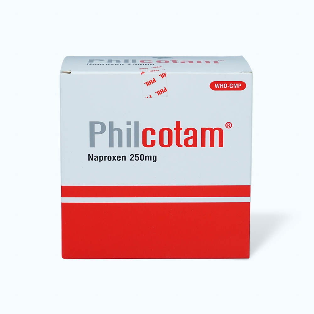 Thuốc Philcotam 250 Phil Inter Pharma kháng viêm, giảm đau cơ xương khớp (10 vỉ x10 viên)