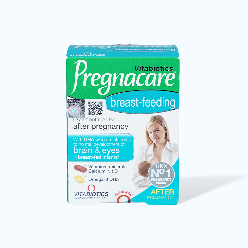 Viên uống Vitabiotics Pregnacare Breast-feeding bổ sung vitamin cho phụ nữ cho con bú (84 viên)