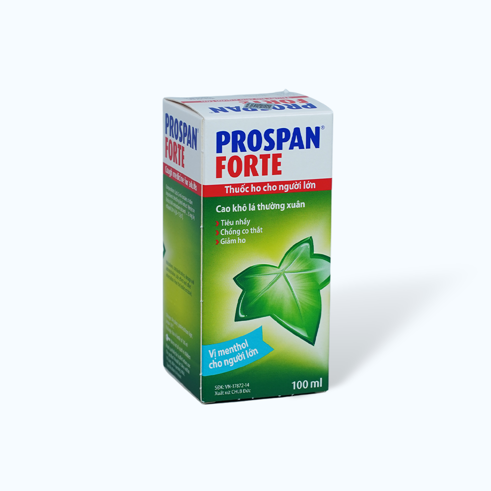 Siro Prospan forte Germany điều trị viêm đường hô hấp, ho có đờm (chai 100ml)