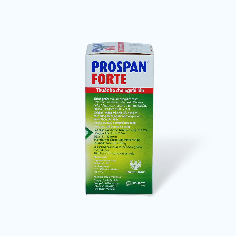 Siro Prospan forte Germany điều trị viêm đường hô hấp, ho có đờm (chai 100ml)