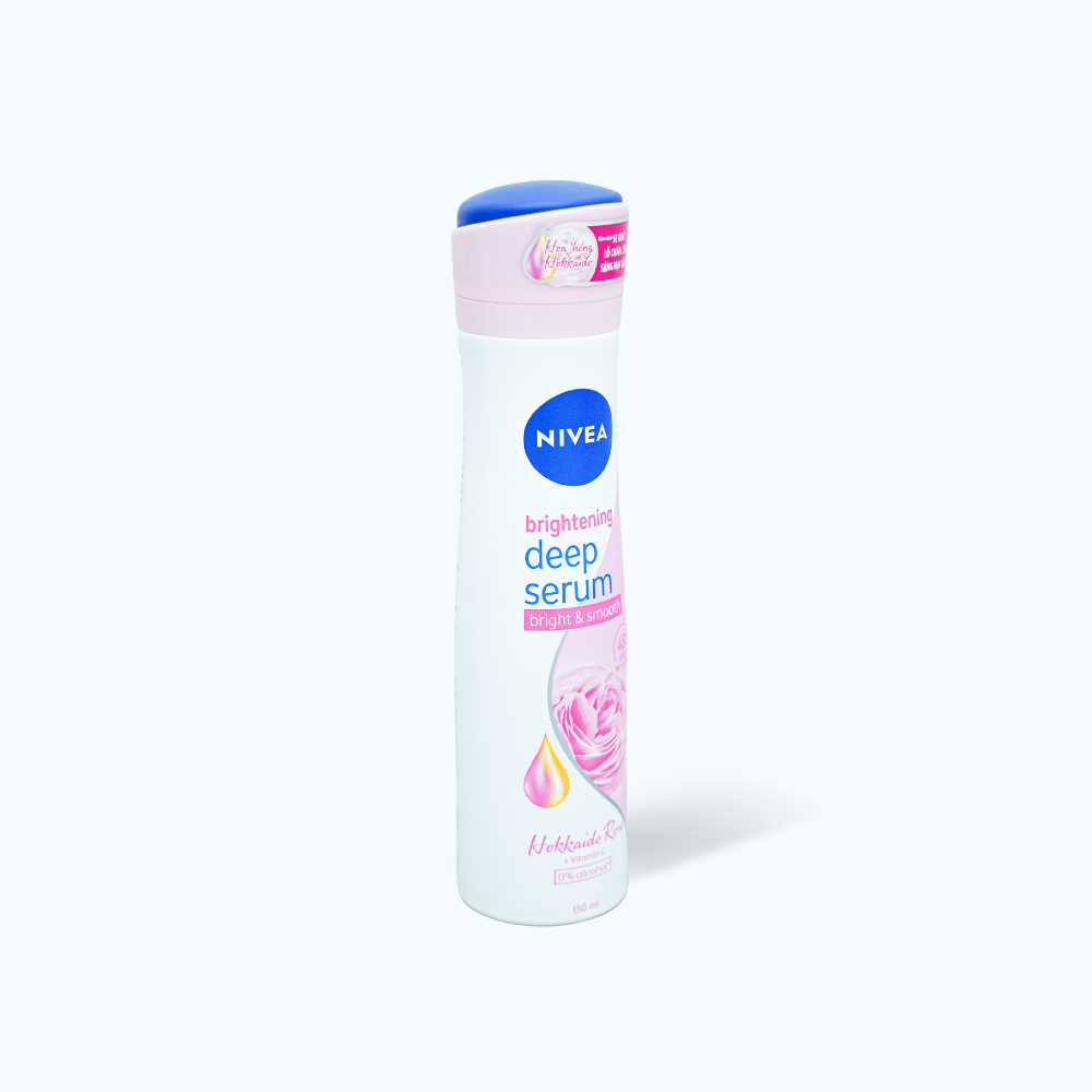 Xịt Ngăn Mùi NIVEA Whitening Deep Trắng Da Chuyên Sâu (chai 150ml)