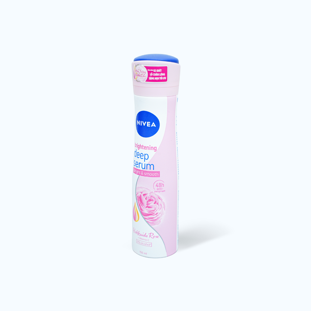 Xịt Ngăn Mùi NIVEA Whitening Deep Trắng Da Chuyên Sâu (chai 150ml)