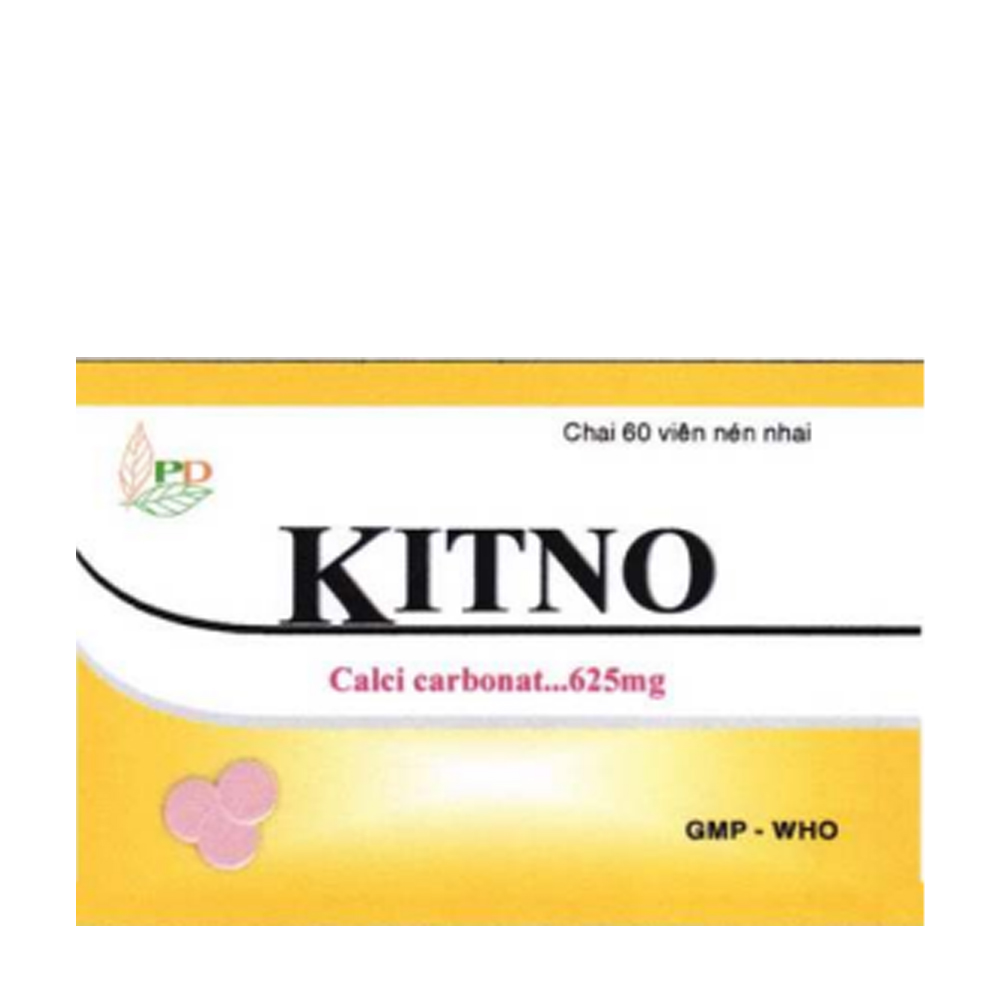 Thuốc KITNO 625mg bổ sung calci, hỗ trợ xương khớp (Hộp 10 vỉ x 10 viên)