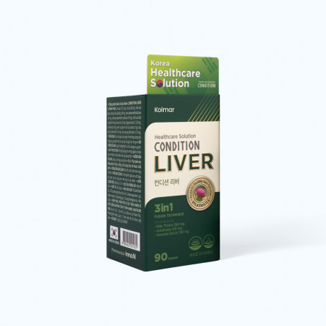 Viên uống Kolmar Condition Liver Giải độc, tăng cường chức năng gan (Hộp 90 viên)