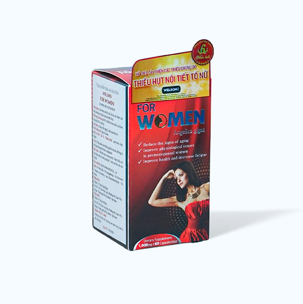 Viên uống Welson For Women hỗ trợ tăng cường sinh lý nữ  (Lọ 60 viên)