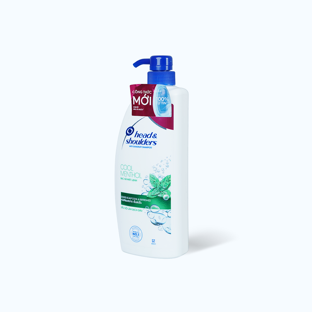 Dầu Gội HEAD & SHOULDERS Bạc Hà Mát Lạnh Giảm Gàu (chai 850ml)