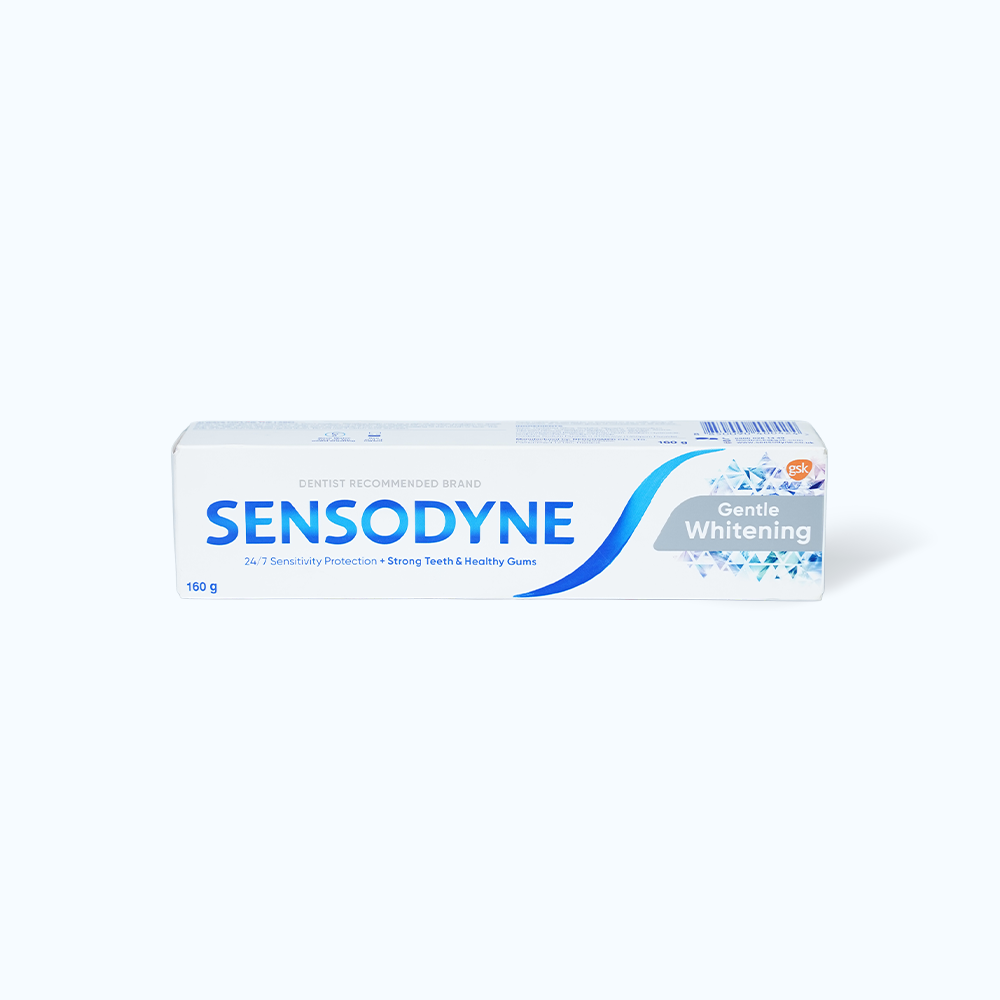 Kem Đánh Răng SENSODYNE Gentle Whitening Trắng Sáng (tuýp 160g)