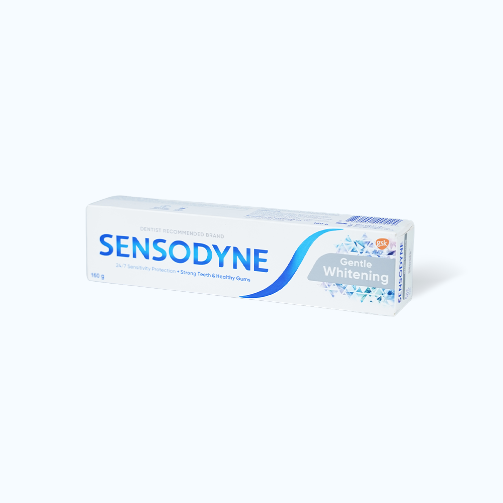 Kem Đánh Răng SENSODYNE Gentle Whitening Trắng Sáng (tuýp 160g)