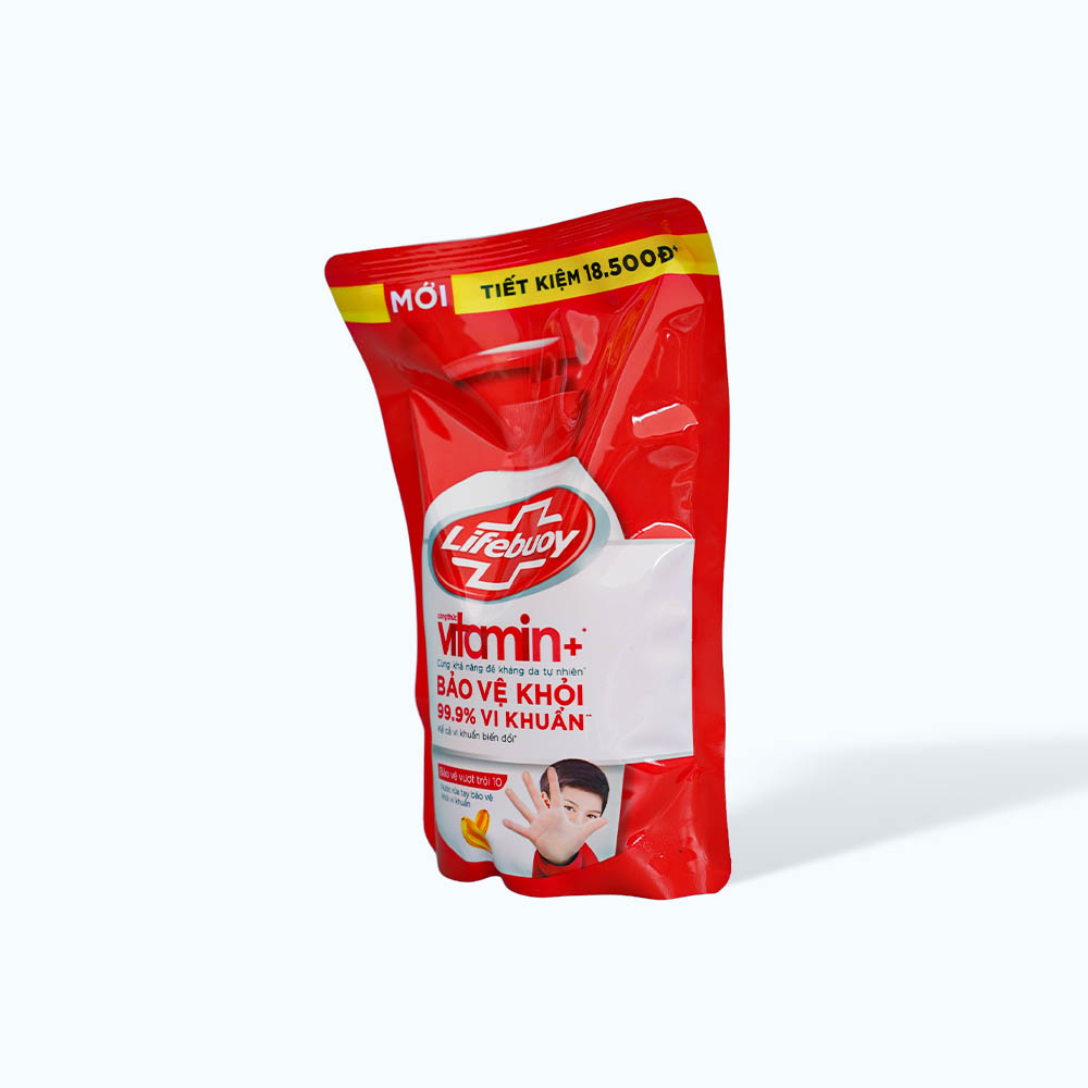 Nước Rửa Tay LIFEBUOY Bảo Vệ Vượt Trội 10 (túi 400g)