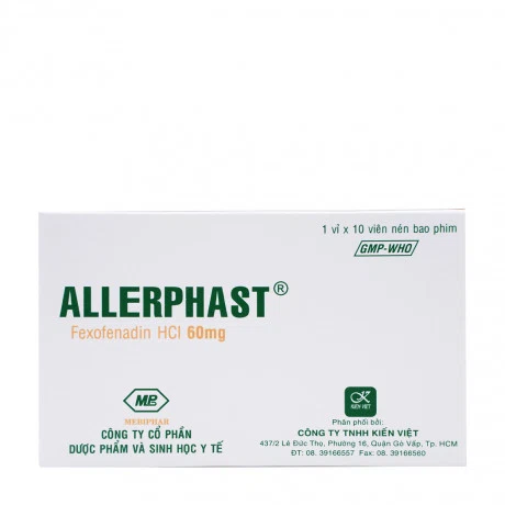 Allerphast (Hộp 1 vỉ x 10 viên)