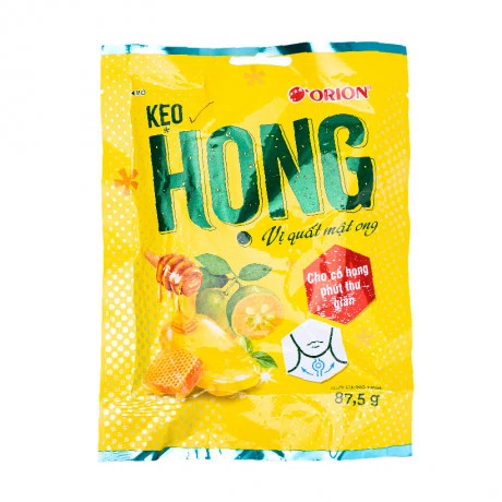 Kẹo ngậm ORION vị quất mật ong gói (87.5g)