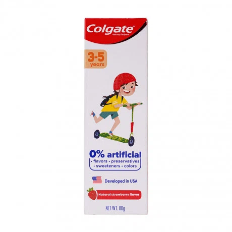 Kem đánh răng Colgate hương dâu tây cho trẻ 3-5 tuổi (Tuýp 80g)