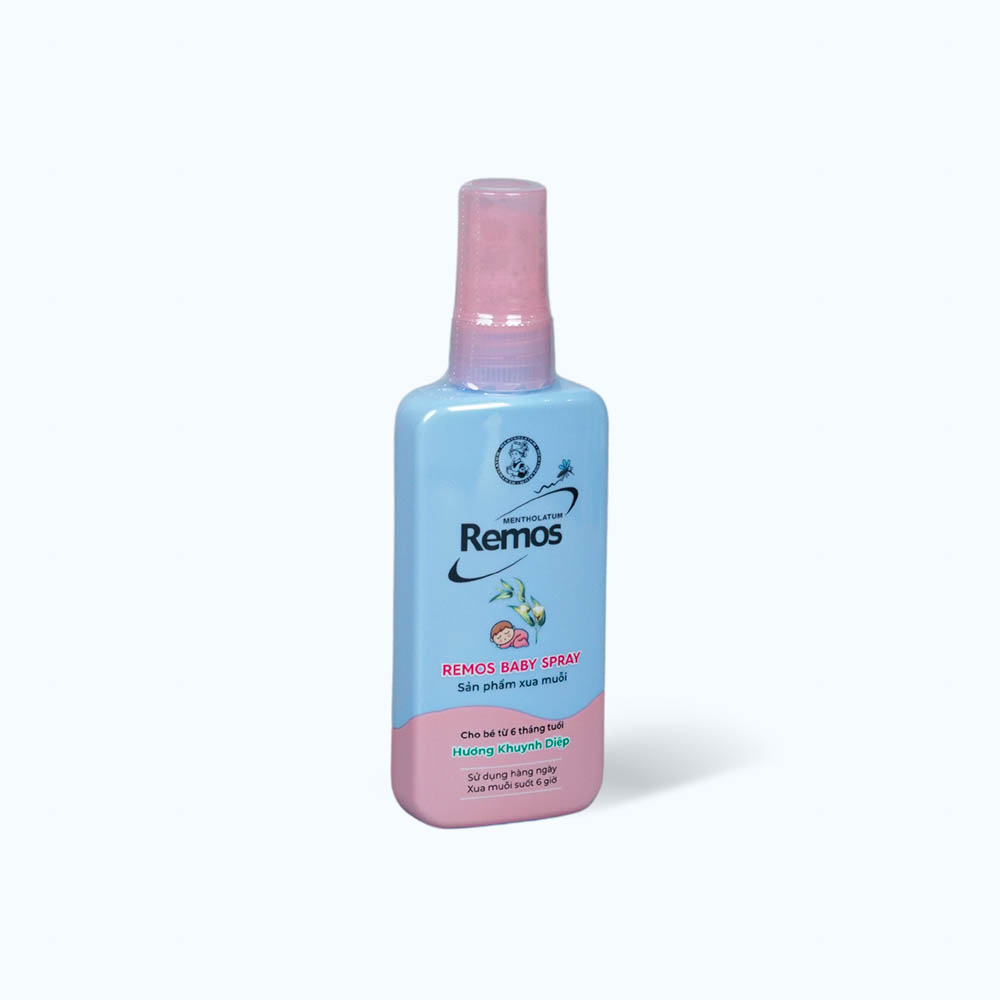 Xịt chống muỗi hương khuynh diệp Remos Baby Spray (60ml)