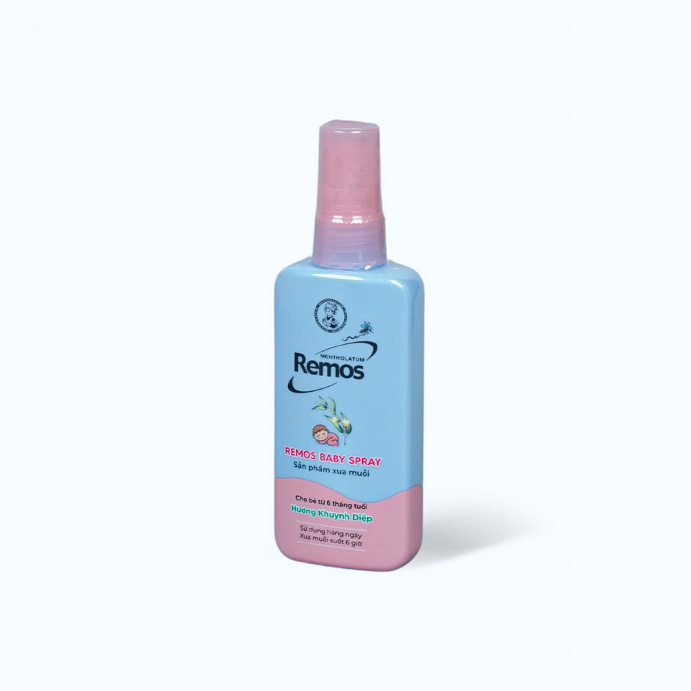 Xịt chống muỗi hương khuynh diệp Remos Baby Spray (60ml)