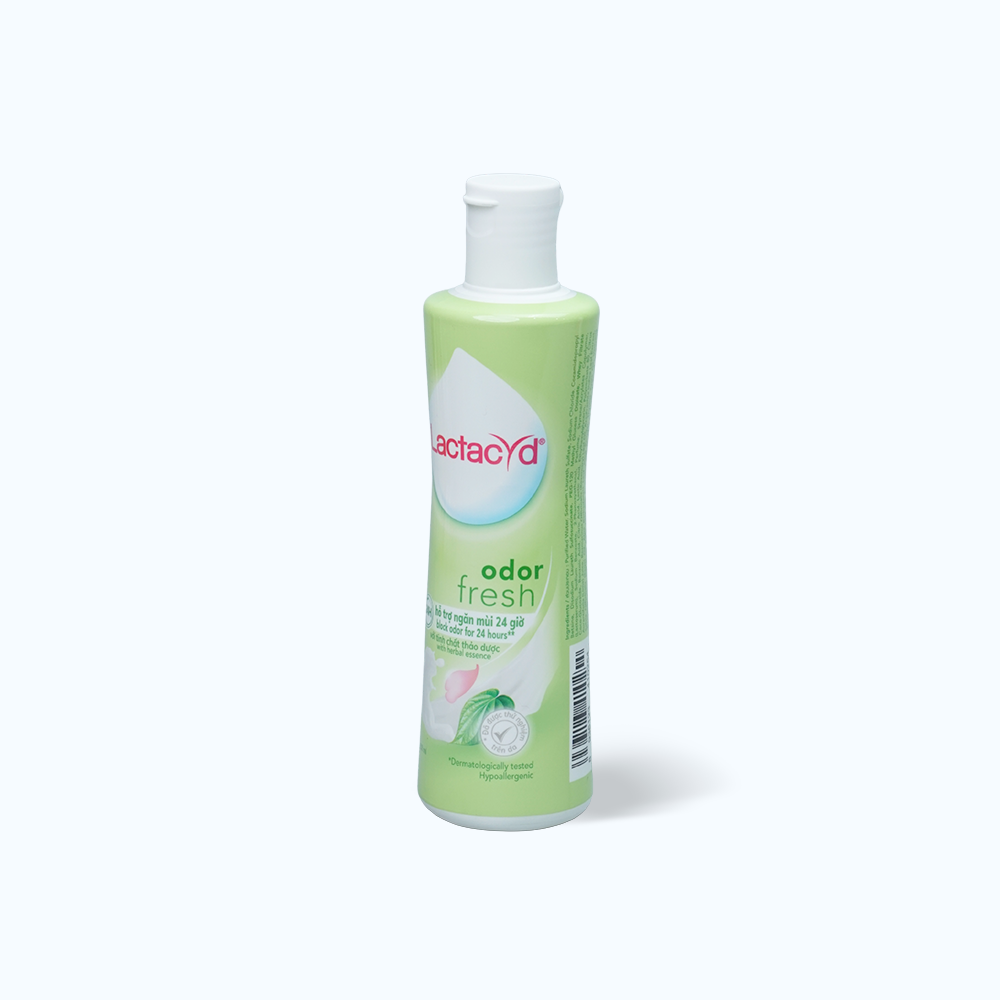 Dung dịch vệ sinh phụ nữ ngày dài tươi mát Lactacyd Odor Fresh 250ml