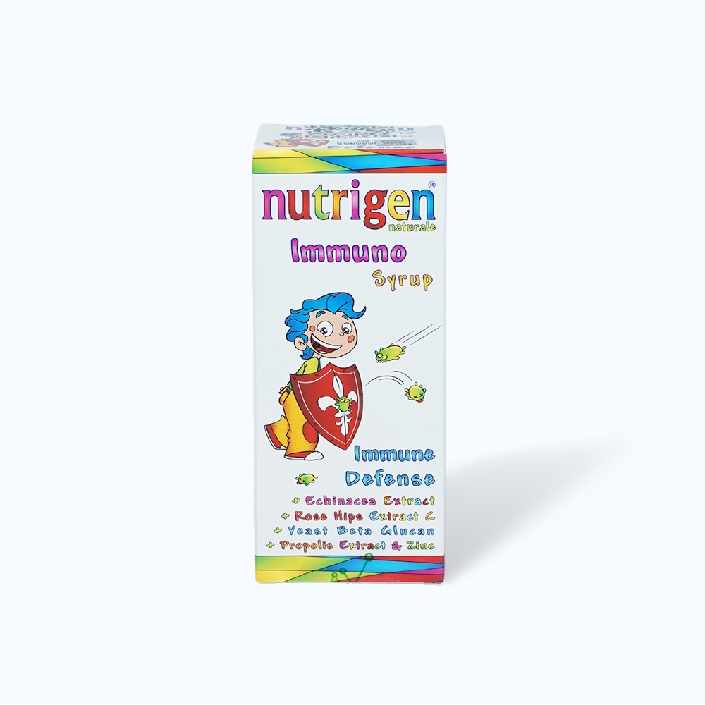 Siro Nutrigen Naturale Immuno hỗ trợ tăng đề kháng cho trẻ (Chai 150ml)