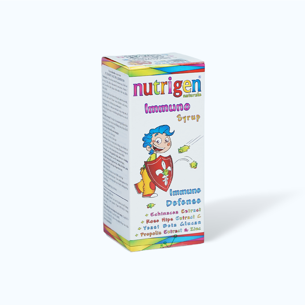 Siro Nutrigen Naturale Immuno hỗ trợ tăng đề kháng cho trẻ (Chai 150ml)