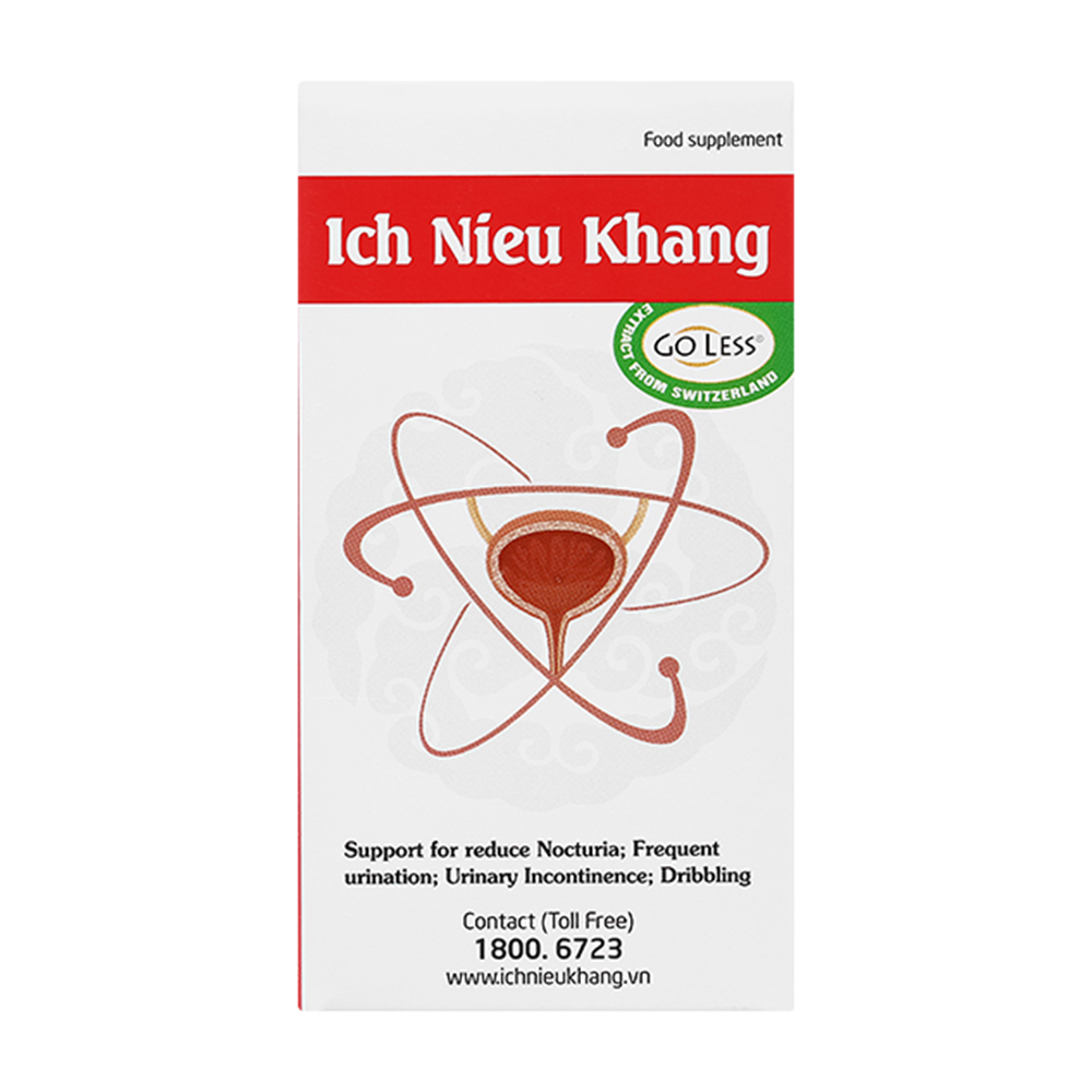 Viên uống Ích Niệu Khang hỗ trợ giảm tiểu đêm (Hộp 80 Viên)