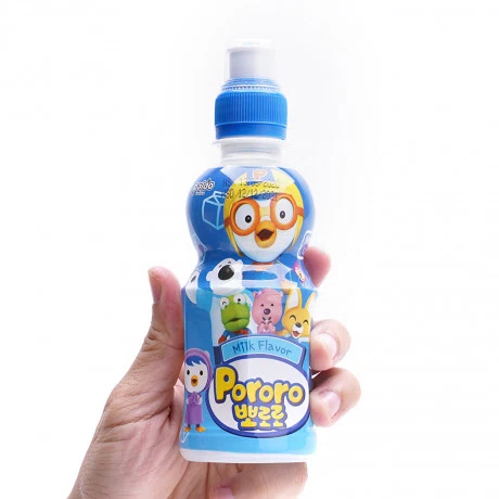 Nước uống PORORO hương vị sữa (Chai 235ml)