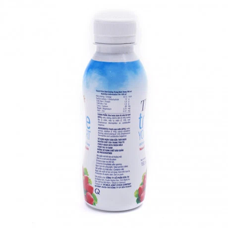 Sữa chua uống TH TRUE MILK tuyệt trùng hương dâu (Chai 180ml)