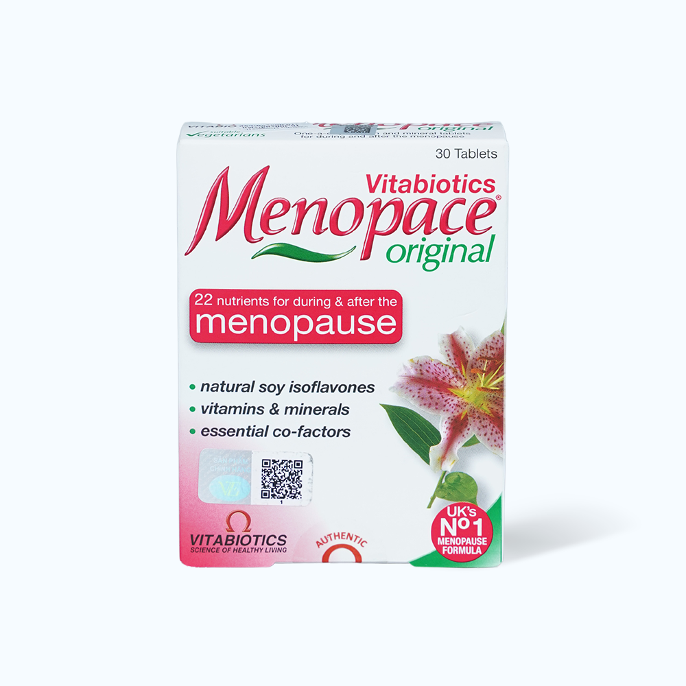 Viên uống Vitabiotics Menopace hỗ trợ giai đoạn tiền mãn kinh và mãn kinh (30 viên)