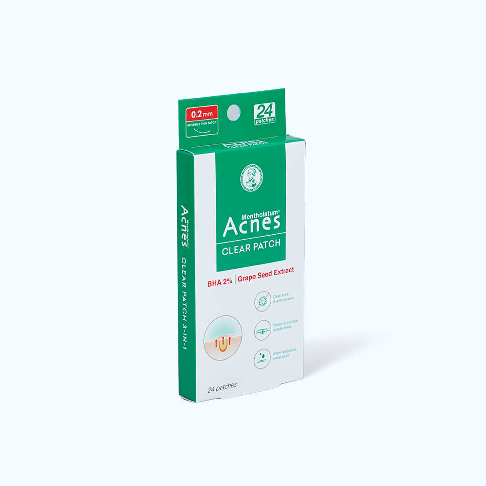 Miếng dán mụn ACNES Clear Patch (Hộp 24 miếng)