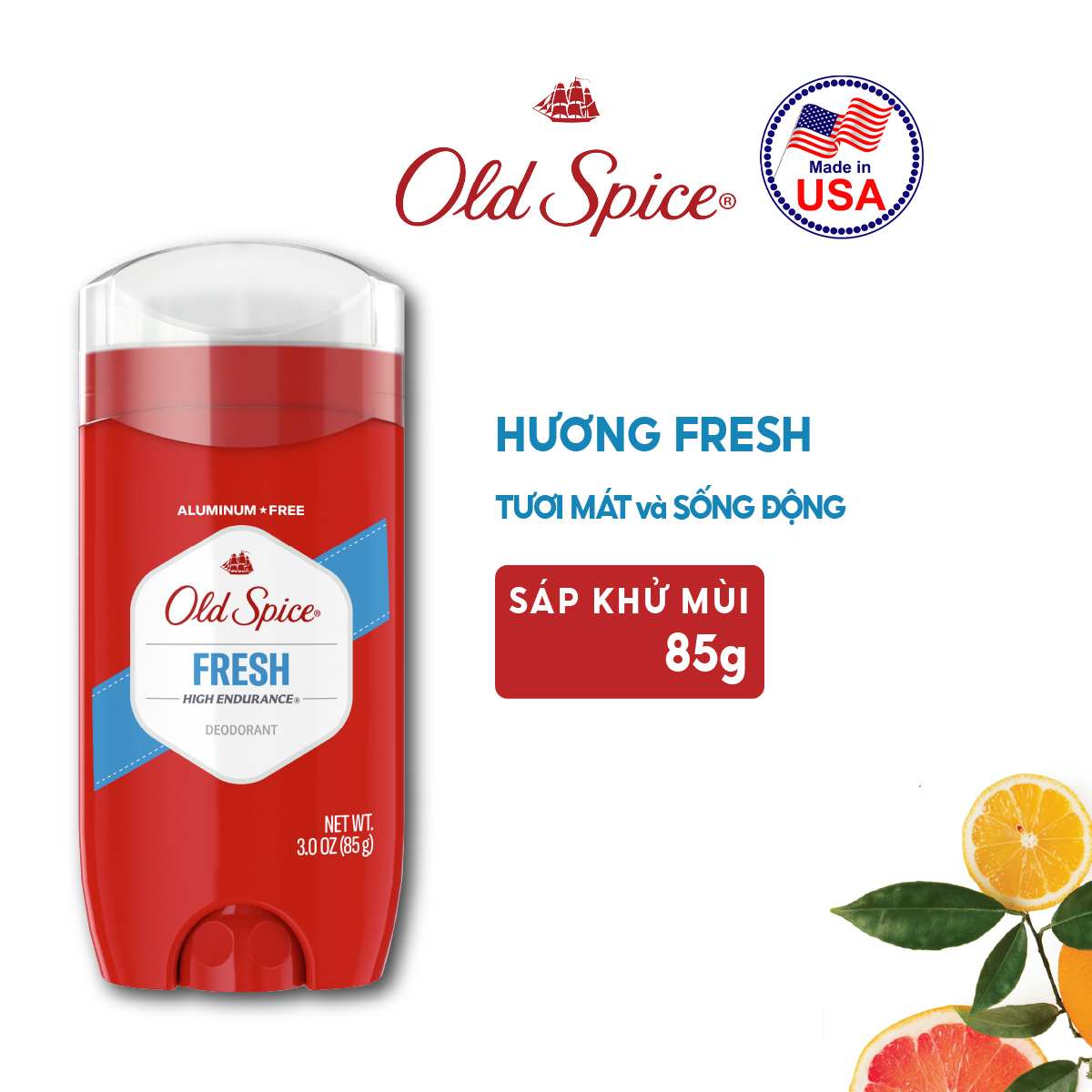 Sáp khử mùi Old Spice Fresh (85g)