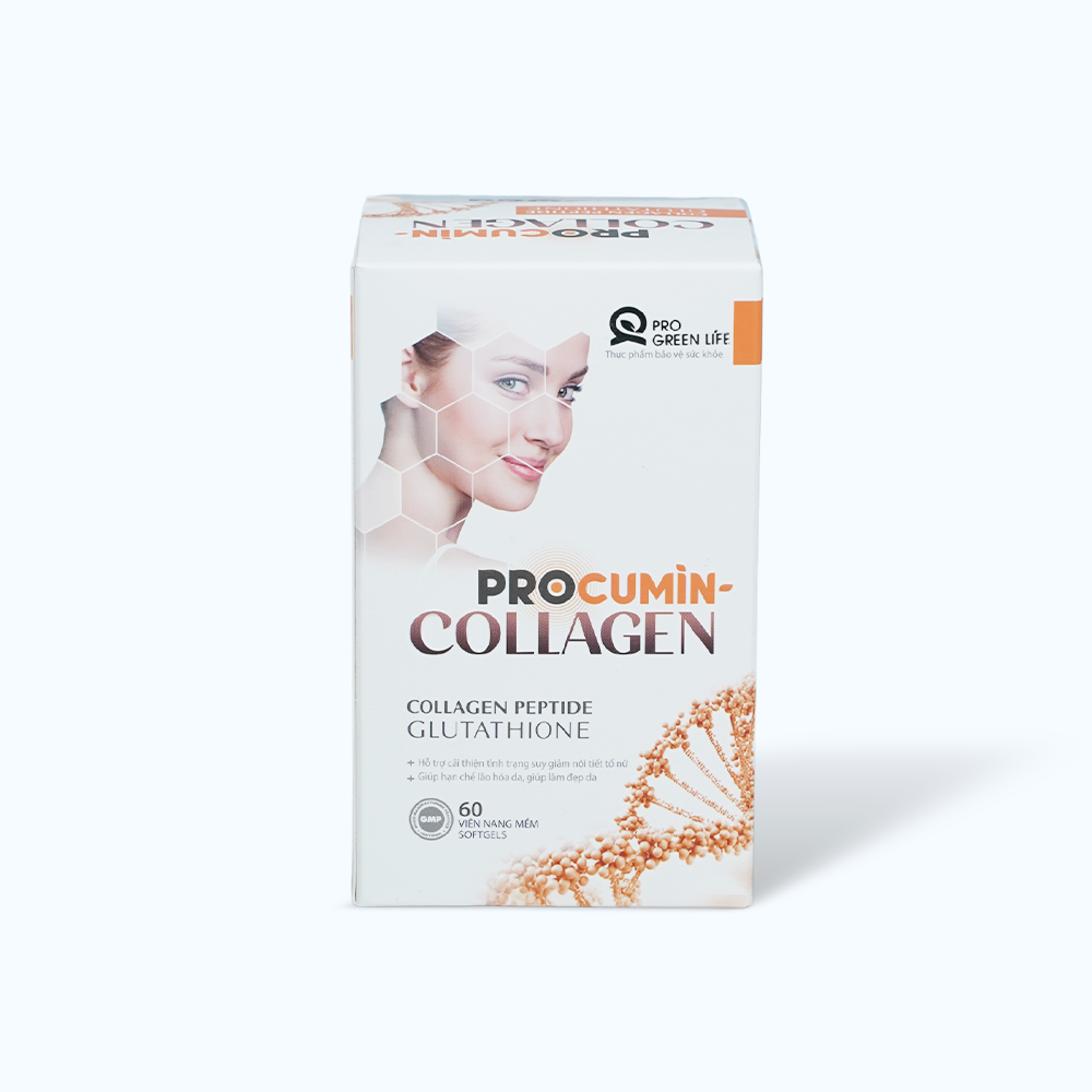 Viên uống Procumin – Collagen hỗ trơ cải thiện suy giảm nội tiết (Hộp 60 viên)