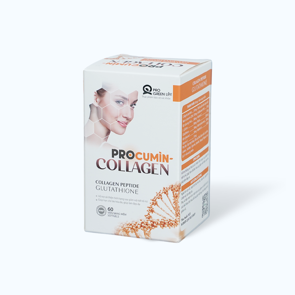 Viên uống Procumin – Collagen hỗ trơ cải thiện suy giảm nội tiết (Hộp 60 viên)