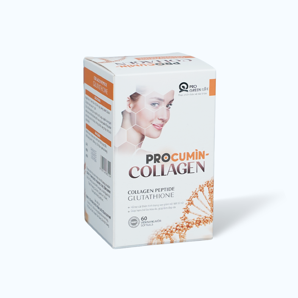 Viên uống Procumin – Collagen hỗ trơ cải thiện suy giảm nội tiết (Hộp 60 viên)