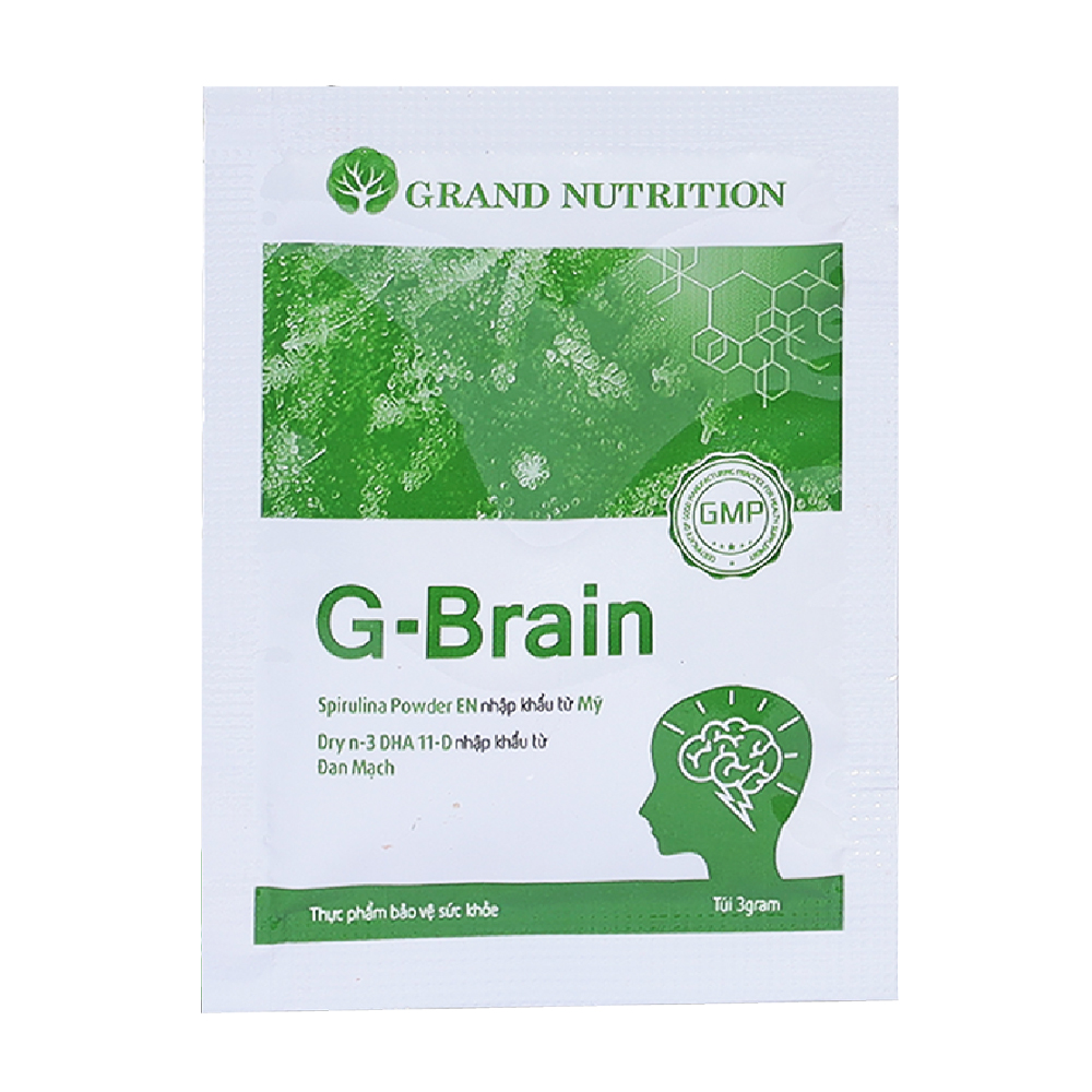 Cốm G-Brain hỗ trợ trí não cho trẻ (Hộp 30 gói)