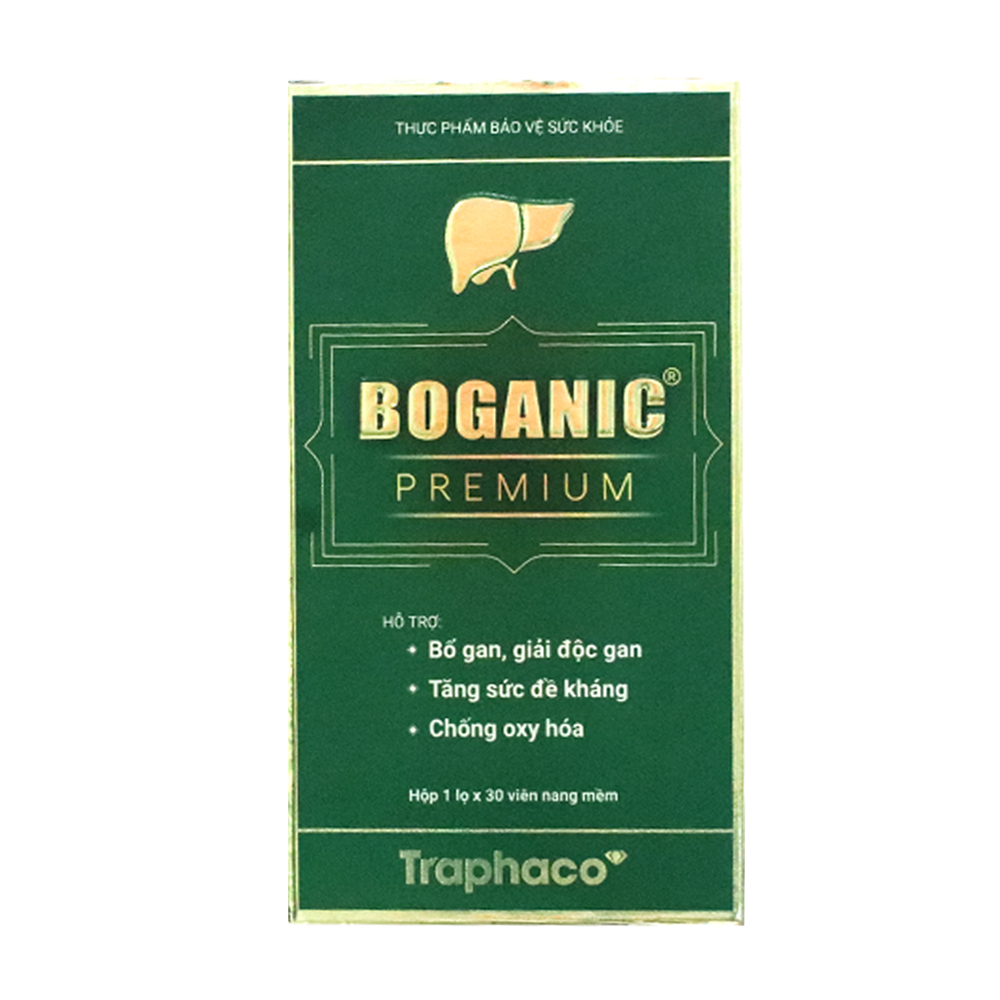 Viên uống Boganic Premium hỗ trợ bổ gan (Hộp 30 viên)