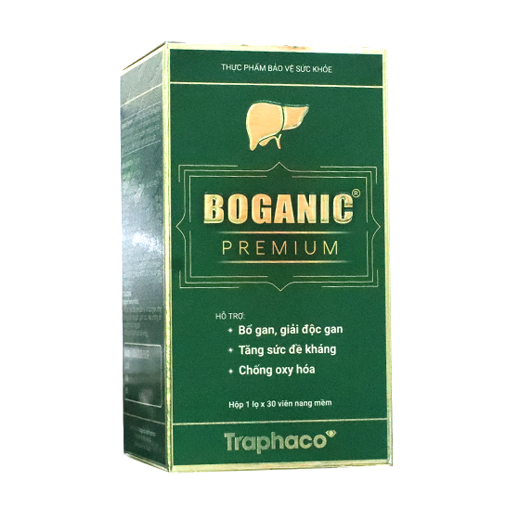 Viên uống Boganic Premium hỗ trợ bổ gan (Hộp 30 viên)