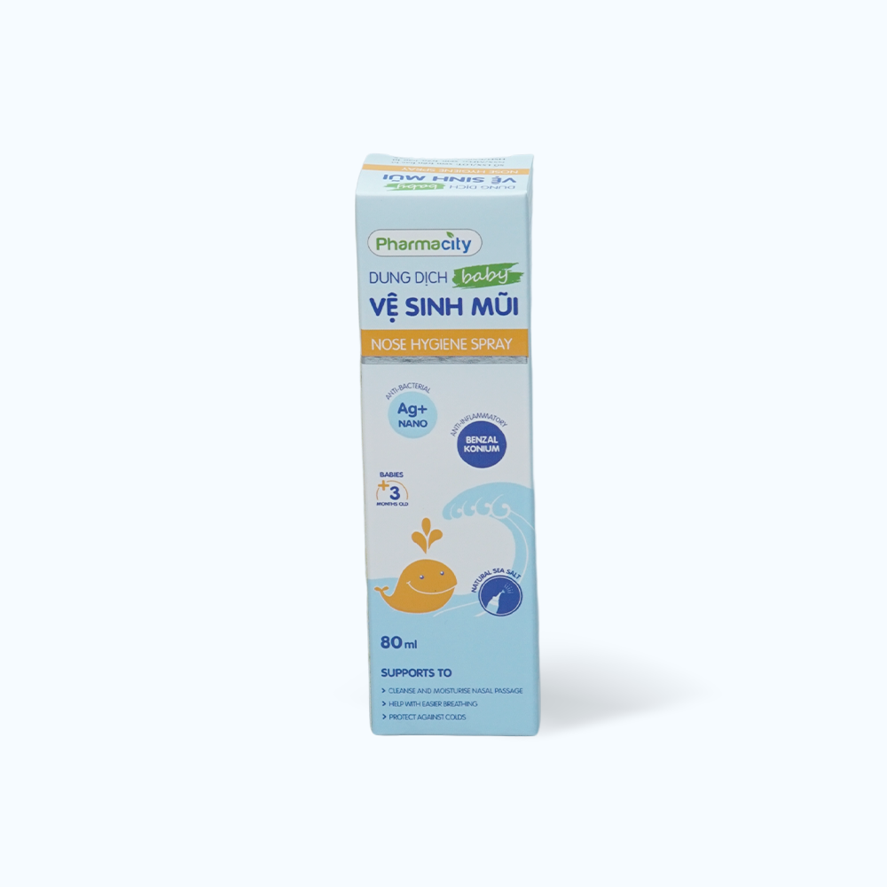 Dung dịch vệ sinh mũi cho trẻ Nose Hygiene Spray Baby (80ml)