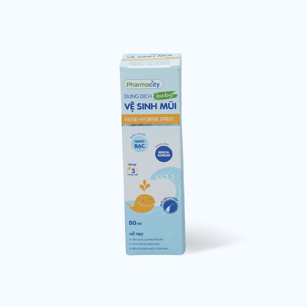 Dung dịch vệ sinh mũi cho trẻ Nose Hygiene Spray Baby (80ml)