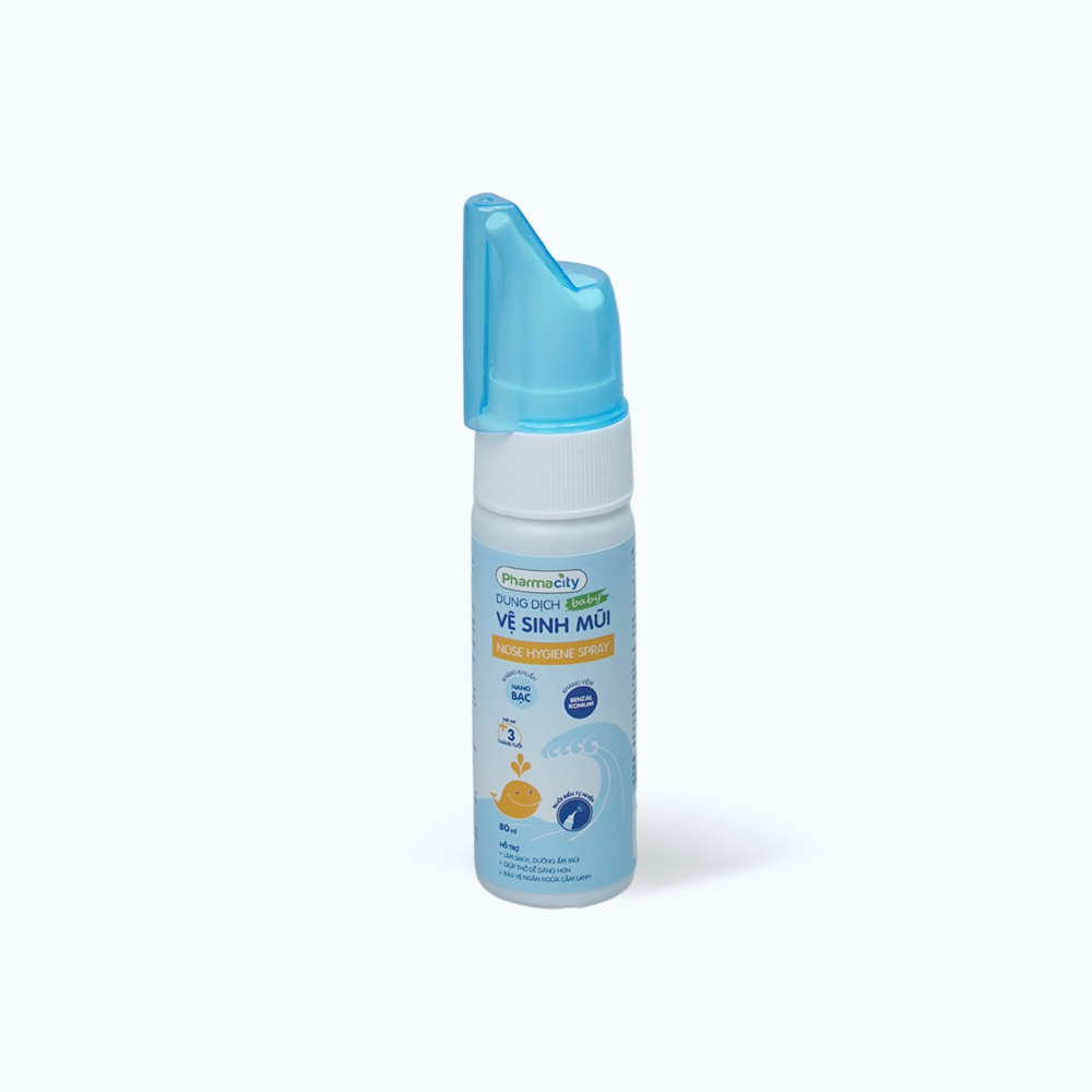 Dung dịch vệ sinh mũi cho trẻ Nose Hygiene Spray Baby (80ml)