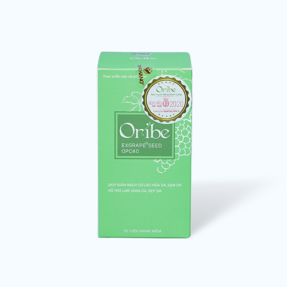Viên uống Oribe hỗ trợ giảm nguy cơ lão hóa da (Hộp 30 viên)