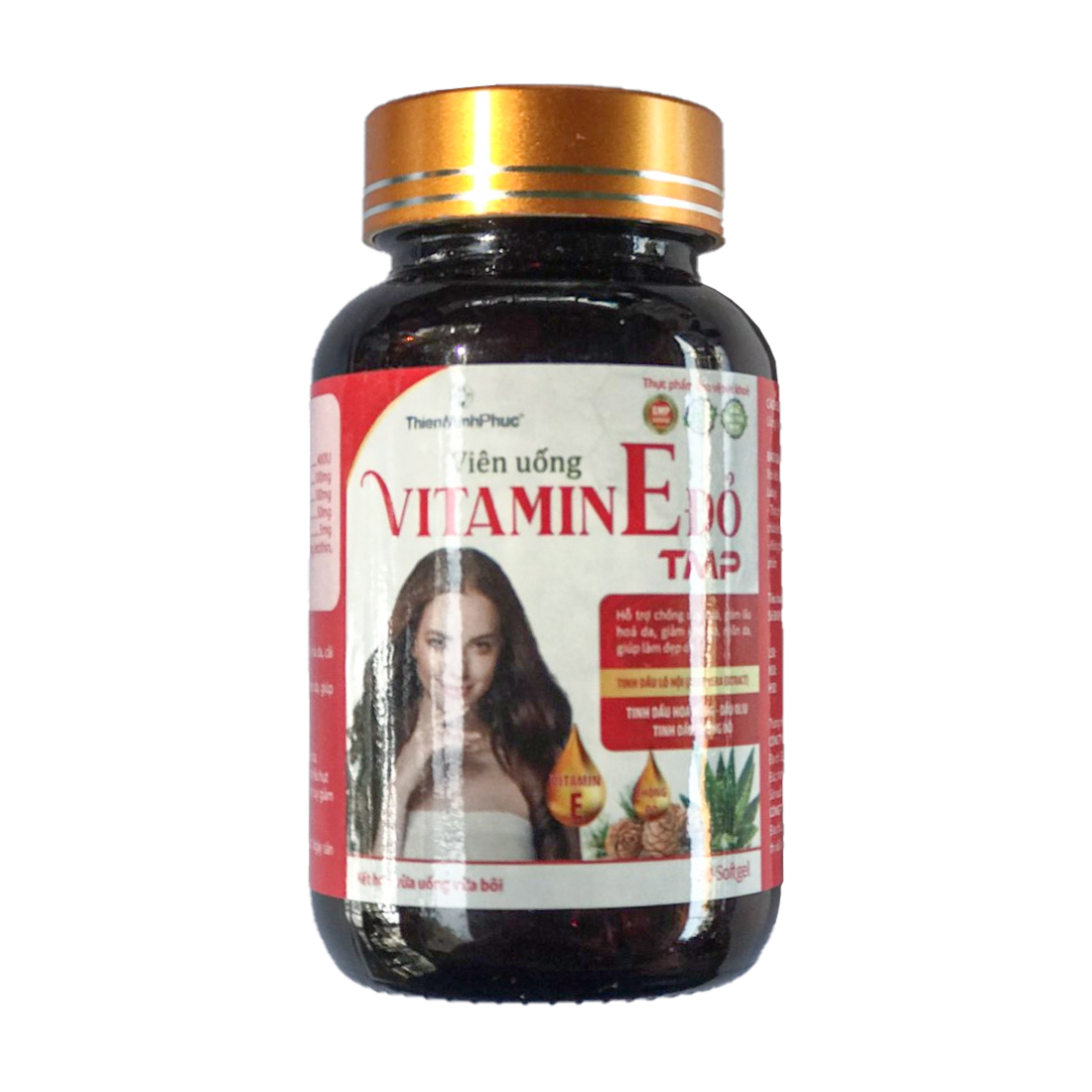 Viên uống TMP Vitamin E Đỏ hỗ trợ chống lão hóa (Hộp 30 viên)