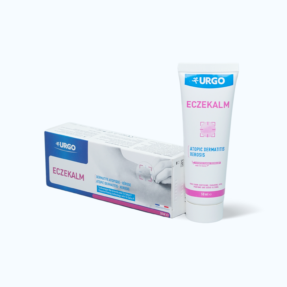Gel URGO ECZEKALM hỗ trợ giảm các triệu chứng viêm da và khô da (Tuýp 50ml)